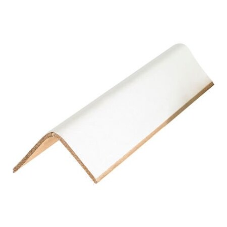 Box Packaging Global Industrial Light Duty Edge Protector 2-1/2inW x 2-1/2inD x 48inL .12in Thick White 105/Pk EP252548120B